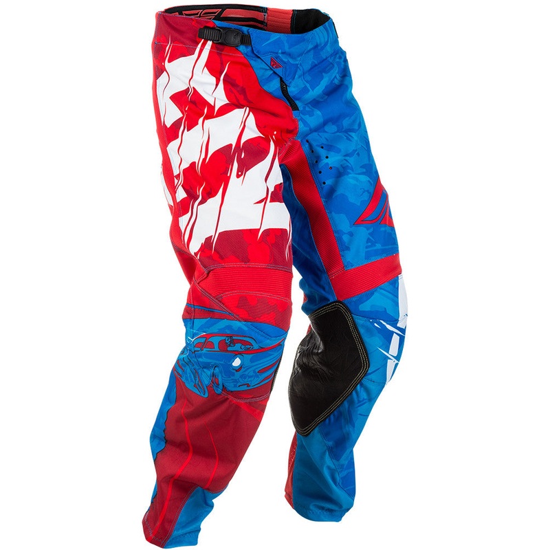 Fly Racing 2018 Kinetic Outlaw Pants – Red/Blue Youth 18