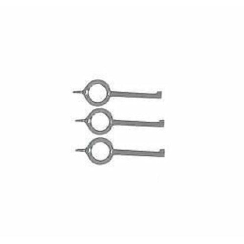 Zak Tool ZT 50 Handcuff Key Standard Issue Nickel 3 Pack New Standard Handcuff