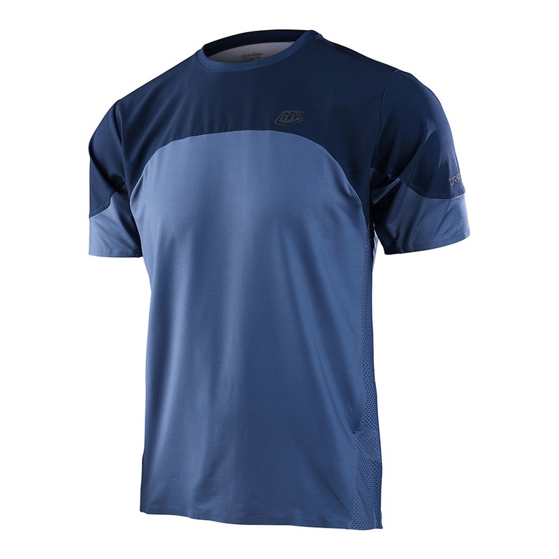 Troy Lee Designs Drift Short Sleeve Jersey, SALE Mirage Blue XXL