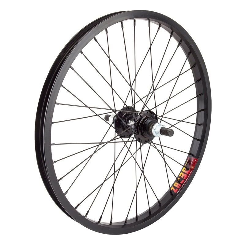 20″ Weinmann ZAC30 Rear Wheel – 14mm – Flip-Flop – Black