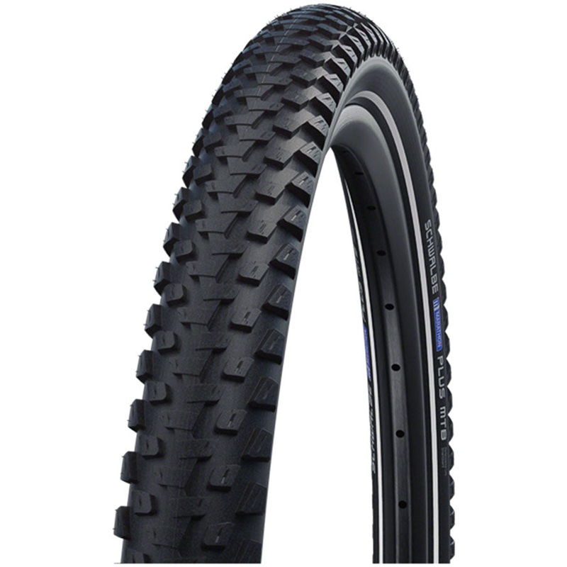 Schwalbe Marathon Plus MTB Tire – 27.5 x 2.25 Clincher Wire BLK SmartGuard Dual Compound