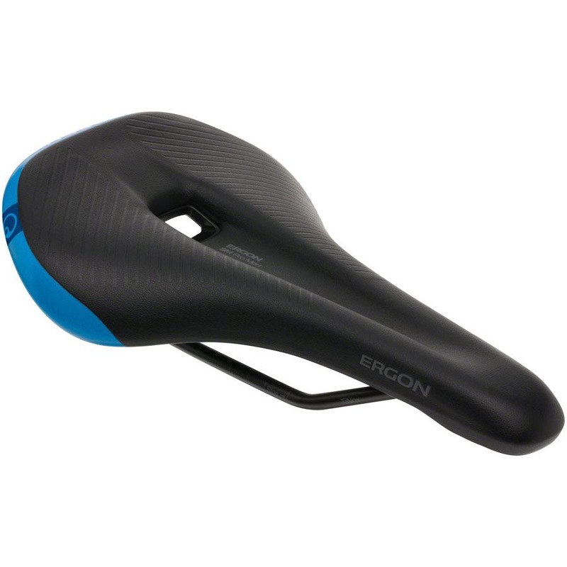 Ergon SM Pro Saddle – Titanium Rails, Midsummer Blue Men’s Medium/Large