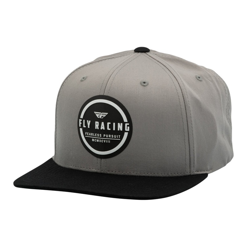 Fly Racing Jump Snapback Hat-Grey/Black