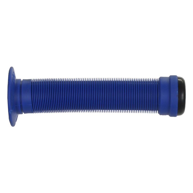 ODI Longneck BMX Grips – Flanged – 143mm – Blue – USA Made