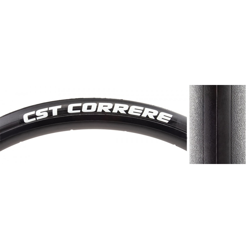 Tire Cstp Correre 700X25 Black/Bk Wire Dc