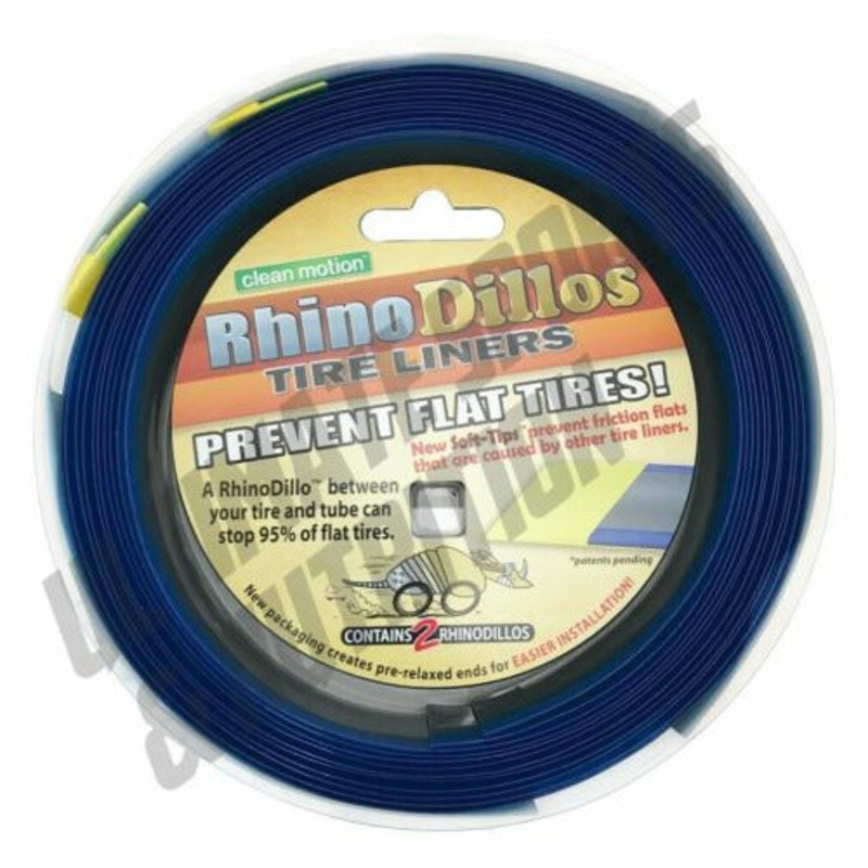 Rhinodillos Thorn Resistant Tire Liners Pair 20″ x 2.0-2.125″ BMX Kids Bike 20in