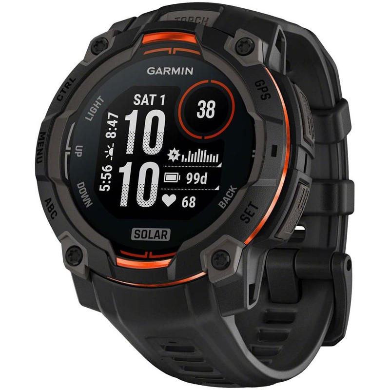 Instinct 3 GPS Smartwatch Solar Instinct 3 GPS Smartwatch – 45mm, Solar Black/Black