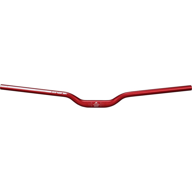 Spank Spoon 800 Handlebar – 31.8mm Clamp, 40mm Rise, Red