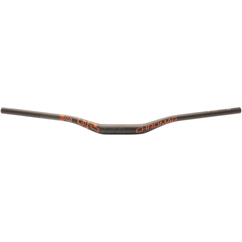 Chromag BZA Handlebar – 35mm Clamp, 25mm Rise, Black/Red