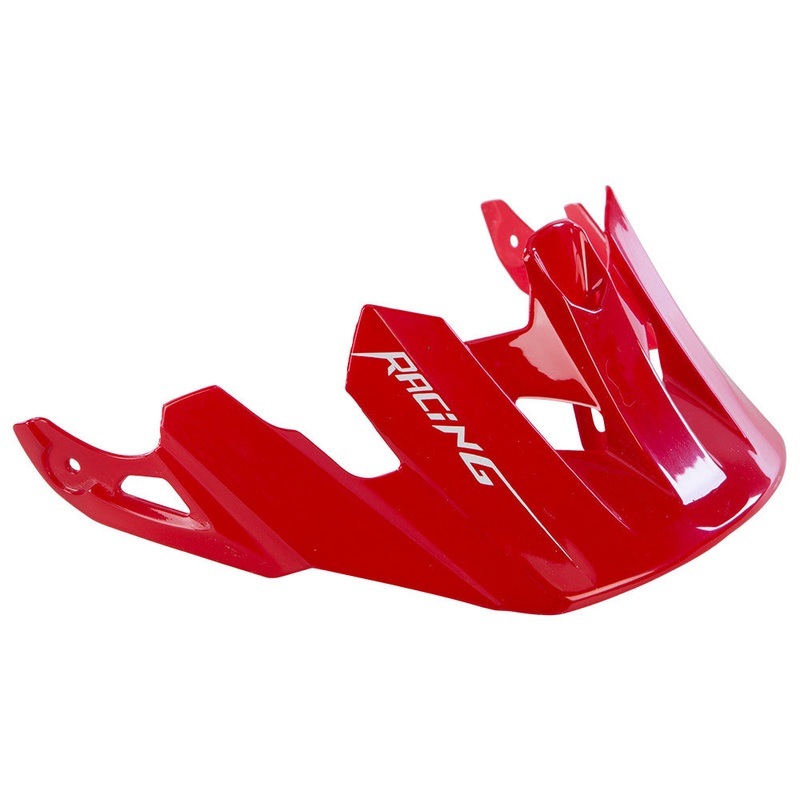 FLY RACING Freestone Helmet Visor Gloss White/Red