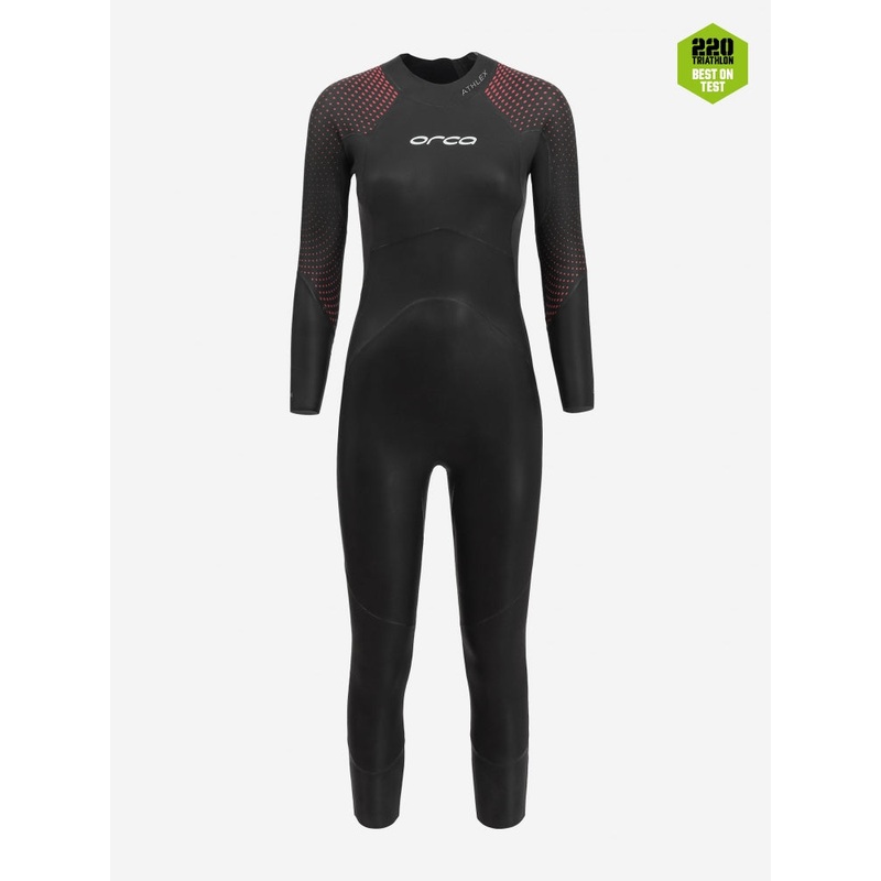 Women’s Orca Athlex Float Triathlon Wetsuit Red Buoyancy XS