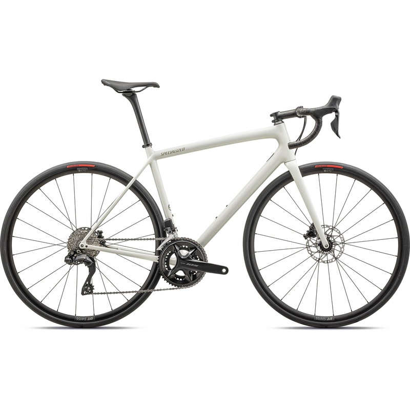 Aethos Comp – Shimano 105 Di2 Gloss Dune White Metallic Spruce 49