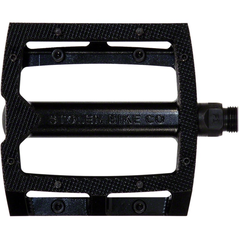 Stolen Throttle Pedals – Platform, Aluminum, 9/16″, Black