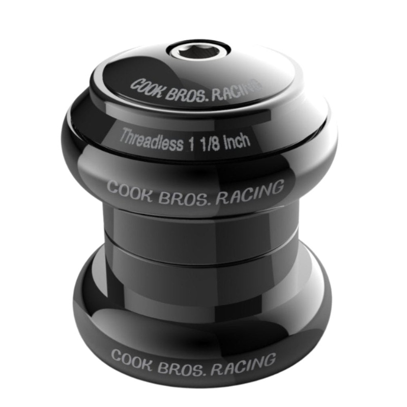 Cook Bros. Racing Sealed Standard 1-1/8″ Threadless Headset – Black