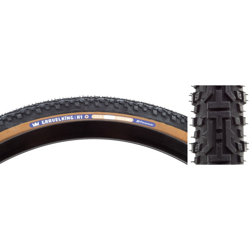 GravelKing X1 Plus Tire – 700 x 40 Tubeless Folding Black/Brown 700 x 40c