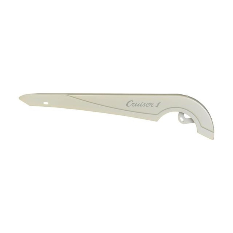 Cruiser 1 24″ Ladies’ Chainguard Pearl White One size