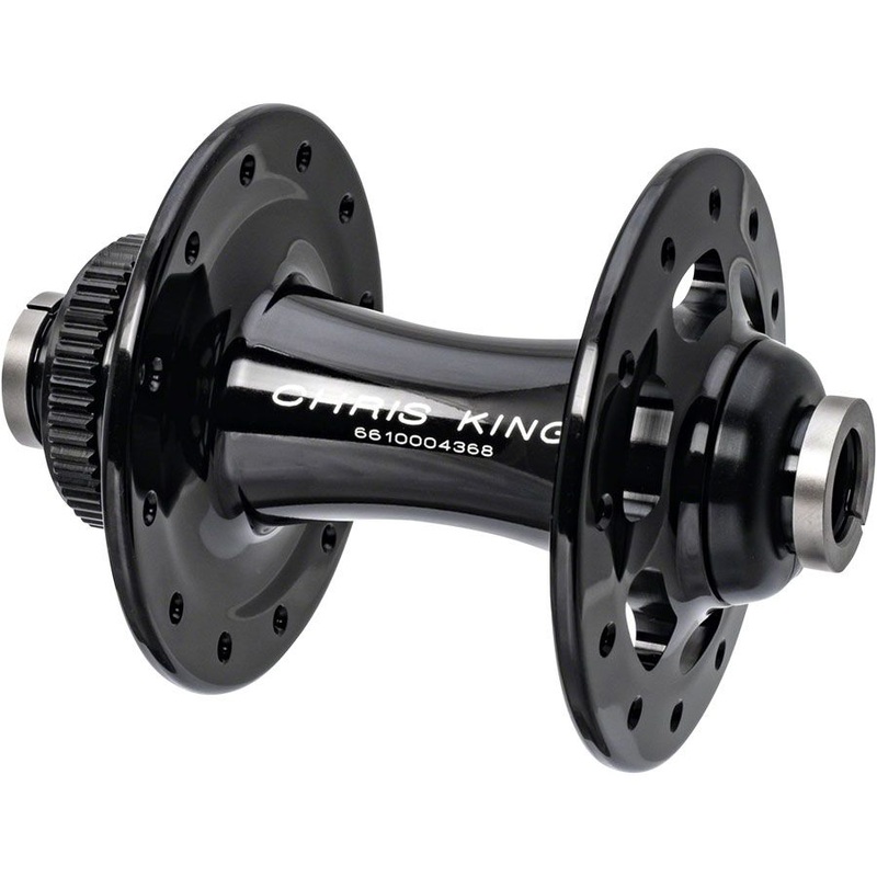R45D Front Hub – 12 x 100mm, Center-Lock, Black, 24H