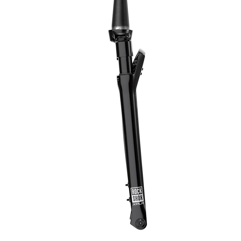 RUDY Ultimate XPLR Race Day 2 Suspension Fork – 700c 40 mm 12 x 100 mm 45 mm Offset Gloss BLK A2