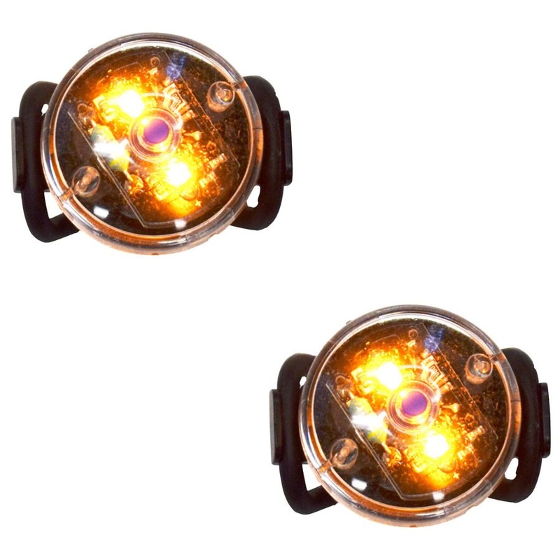 Button Blinky Side Light Set, Amber