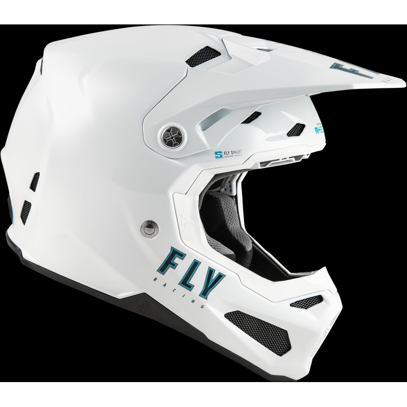 FLY RACING Formula S Carbon Solid Helmet White Sm