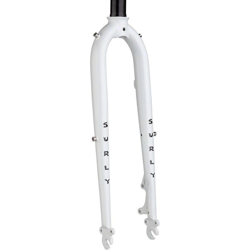 Surly Preamble 650b Fork 9x100mm QR 1-1/8″ Straight Steerer Steel Thorfrost White