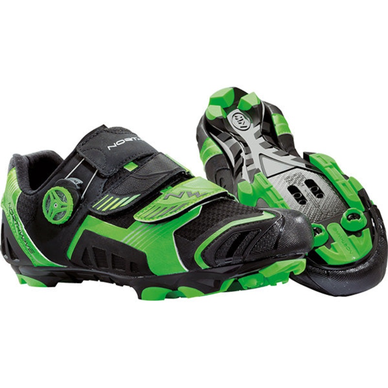 Northwave Nirvana Clipless Shoes-Fluorescent Green/Black 37 Euro