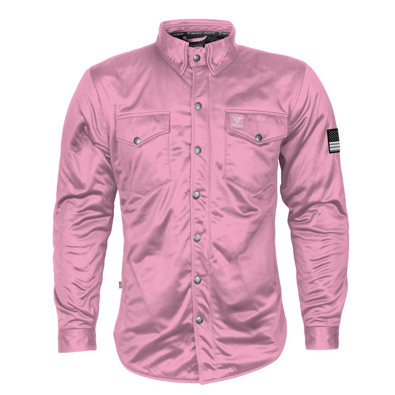 Ultra Protective Shirt – Light Pink Solid with Pads Light Pink Solid XXS