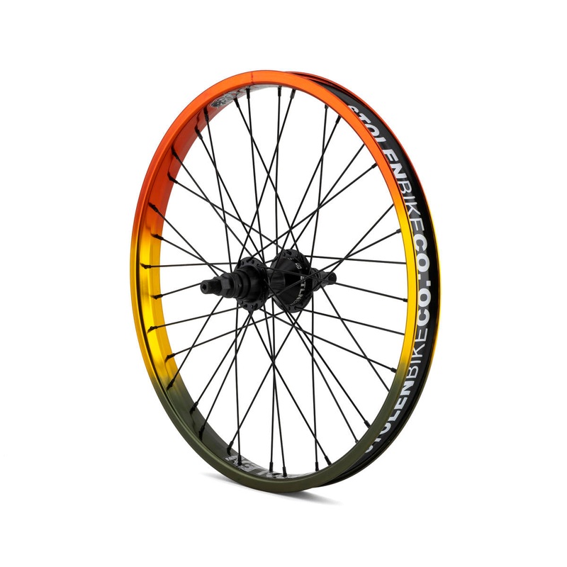 20″ RAMPAGE REAR FREECOASTER WHEELS RASTA Freecoaster RHD RASTA