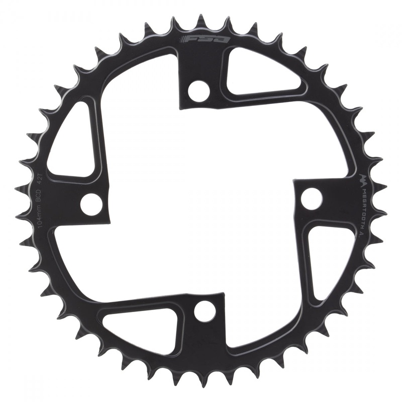 Chainring Ebike Fsa Megatooth Stl 104Mm 42T 4B Bk