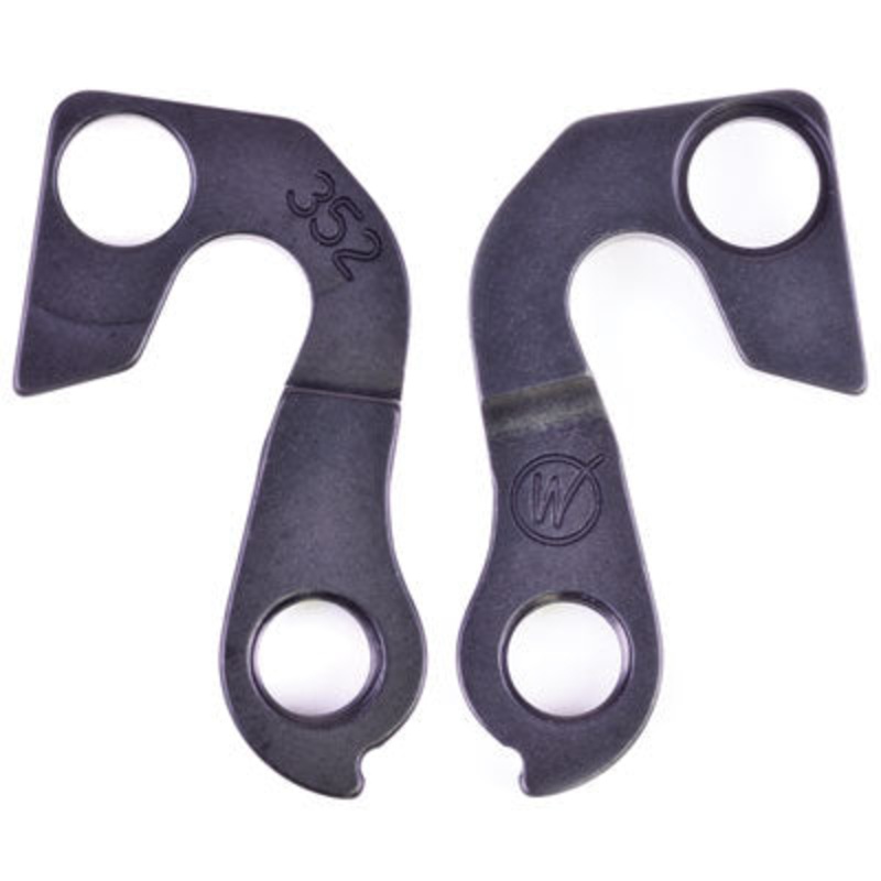 Wmfg Derailleur Hanger #352 Replacement Derailleur Hangers  Derailleur NA Black
