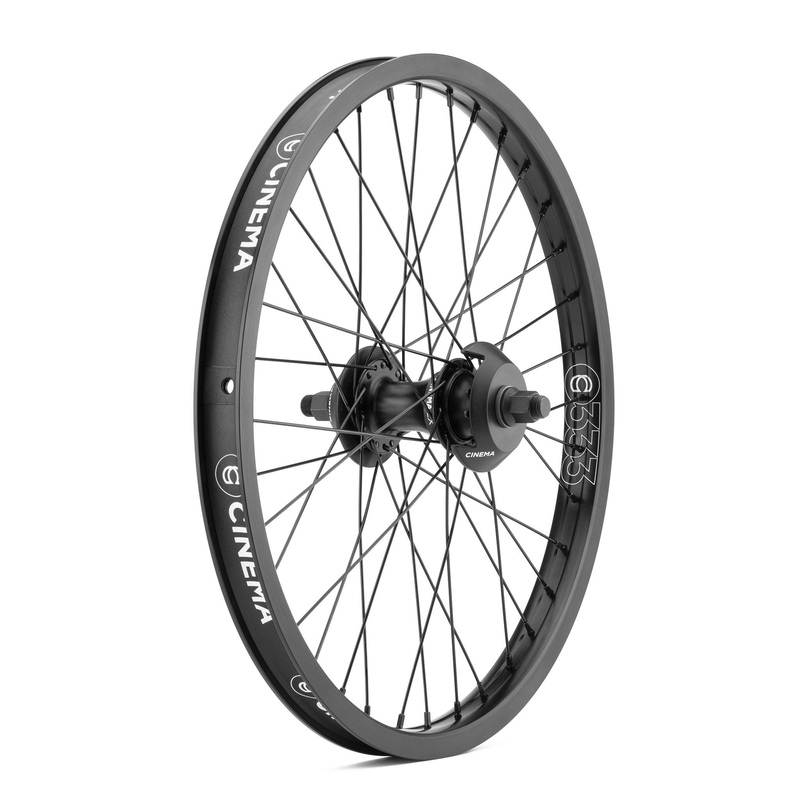 Cinema ZX Cassette Wheel w/Hug Guards (Black) RHD