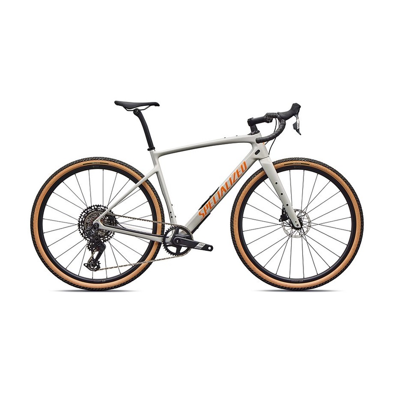 2026 Specialized Diverge Comp Bike Dolomite Metallic/Orange Zest 56
