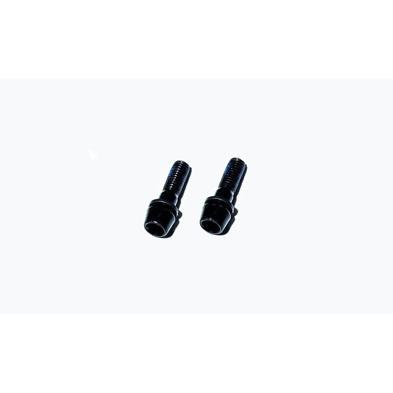 Bicycle Stem Faceplate Bolts w/ Washer Black M5 x 0.8 x 18mm 2pk