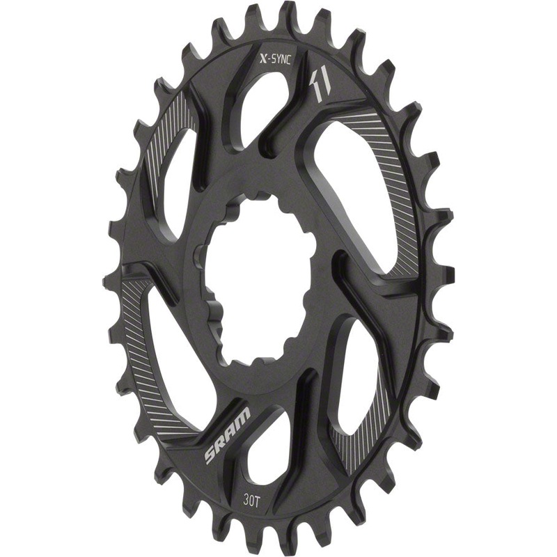 SRAM X-Sync Direct Mount Chainring – 28 Tooth, 3mm Boost Offset, 11-Speed, Black