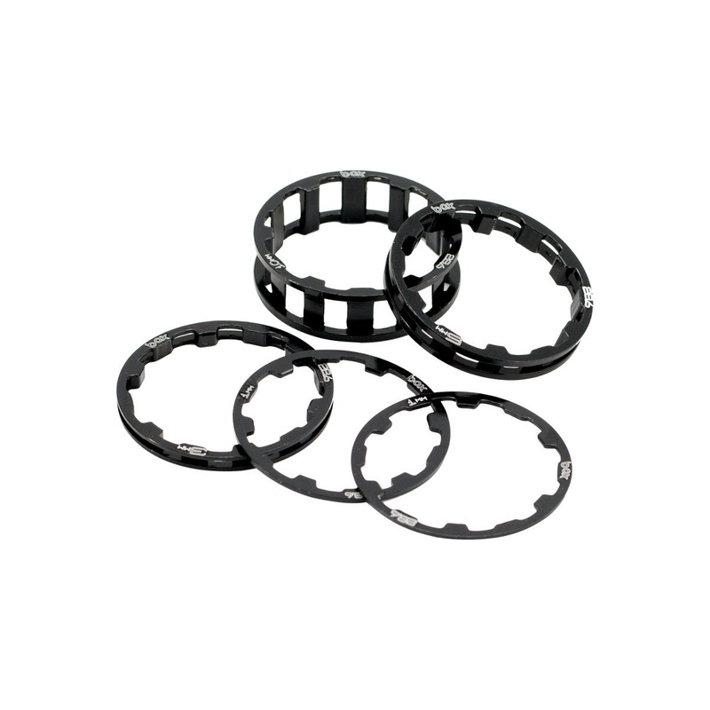 BOX One Stem Spacer Kit 1-1/8″ – Black