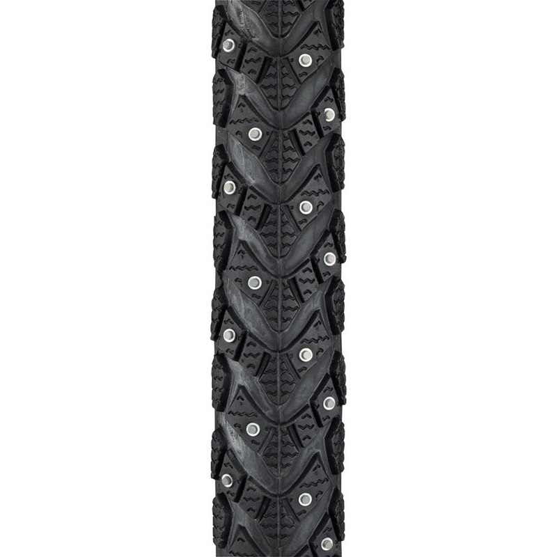 Schwalbe Marathon Winter Plus Tire – 700 x 35 Clincher Wire BLK/Reflective Performance Line 240 Steel Studs