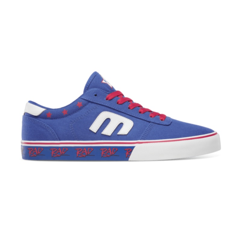 Etnies x RAD Calli Vulc Shoes (Blue/Red/White) Size 8