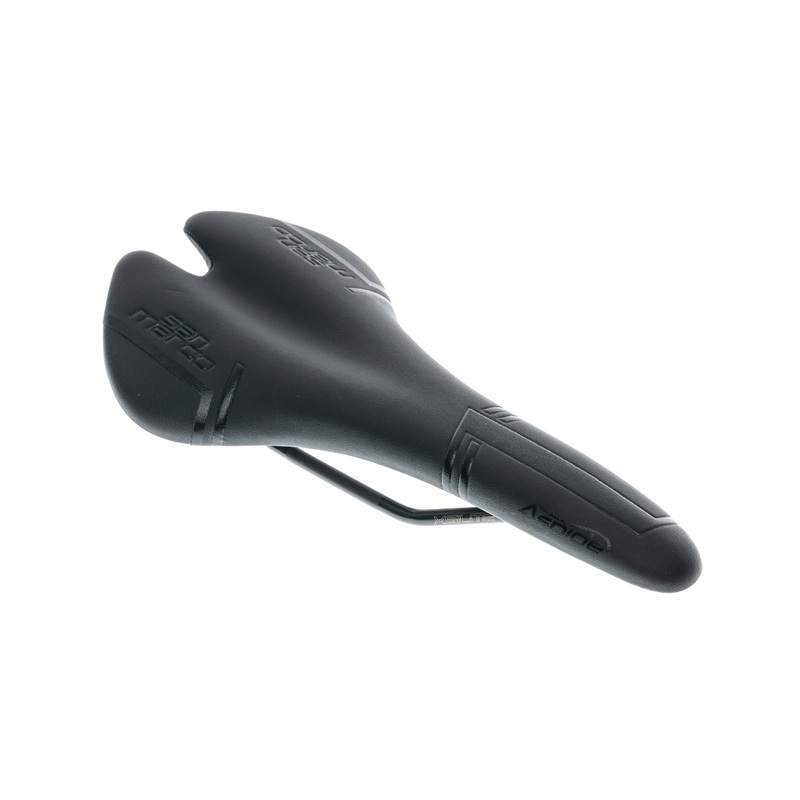San Marco Aspide Racing Wide Saddle 142mm Xsilite Rails Black