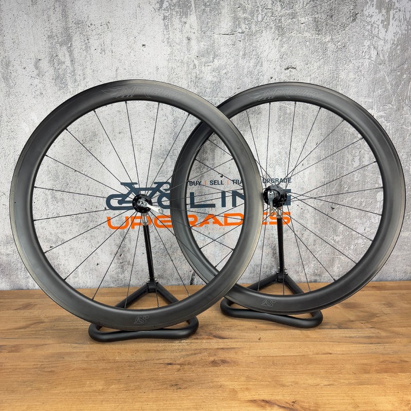 Low Mile! Mercury S5 Carbon Tubeless Wheelset 700c Rim Brake 1711g for Sram XDR