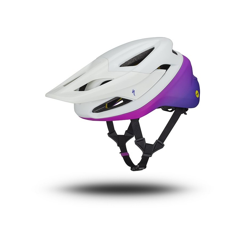 Specialized camber helmet white dune/purple orchid m