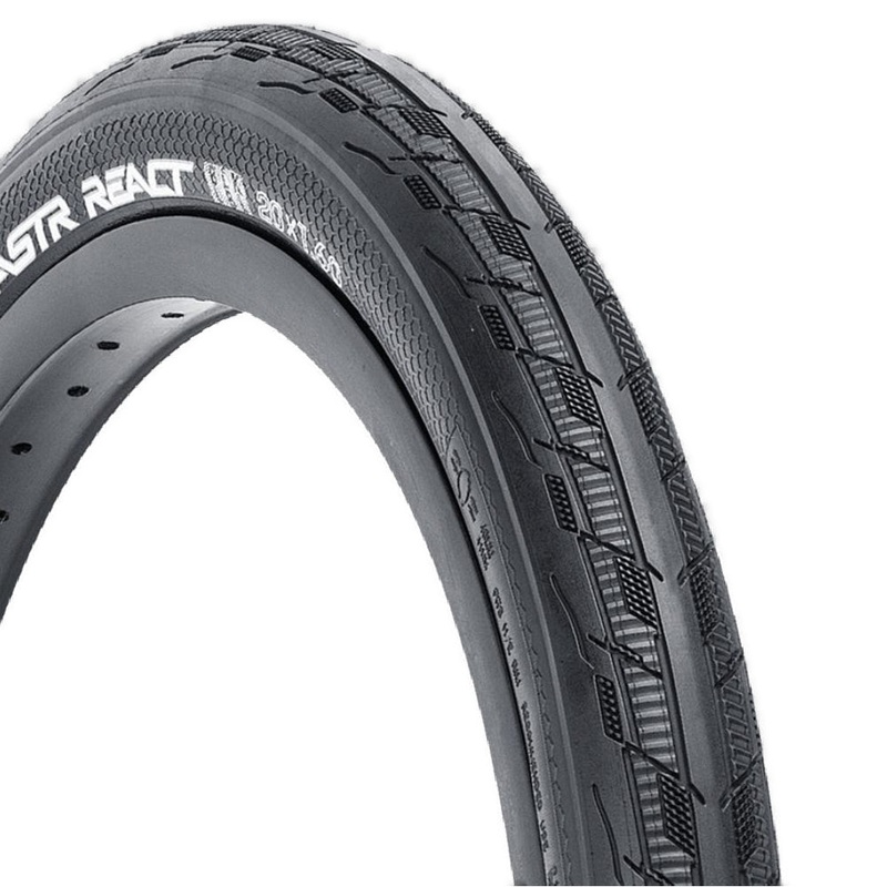TIOGA FASTR REACT BLK LABEL TIRE FOLDING ‘+ 20 x 1.75 (O.D. 507mm): 345g 12.17 oz