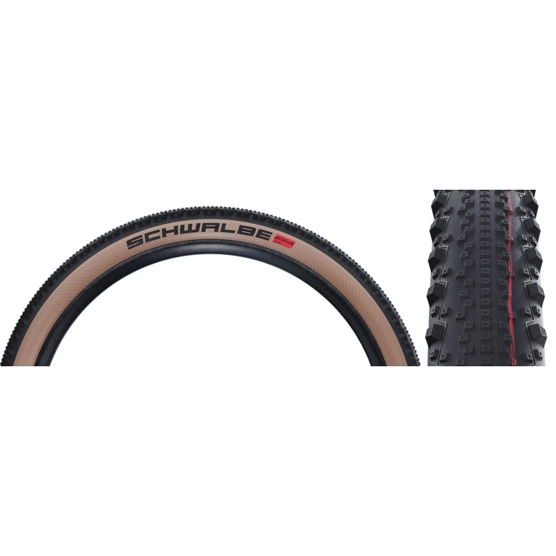 Schwalbe Thunder Burt Tire – 29 x 2.25 Tubeless Folding BLK/Transparent Evolution Super Race Addix Speed