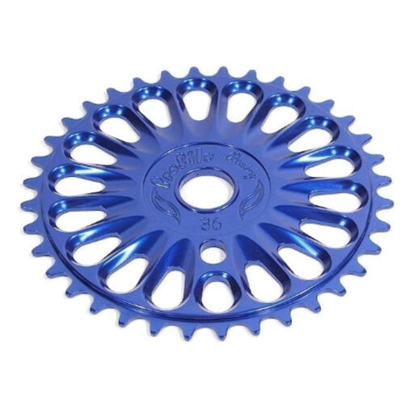 Profile 36t Imperial BMX Sprocket / Chainwheel – Blue – USA Made