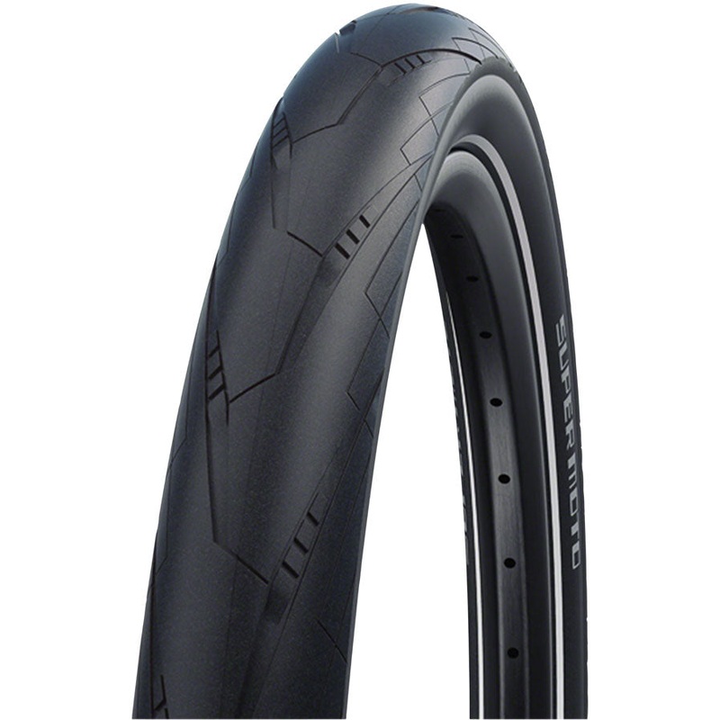 Schwalbe Super Moto Tire – 29 x 2.4, Clincher, Wire, Black/Reflective, Performance, Addix, RaceGuard, DoubleDefense