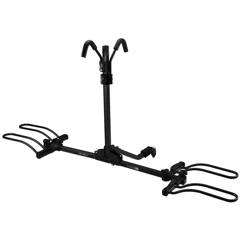Transit Flatbed 2DLX Hitch Rack (2 Bike) Black / 2-Bike