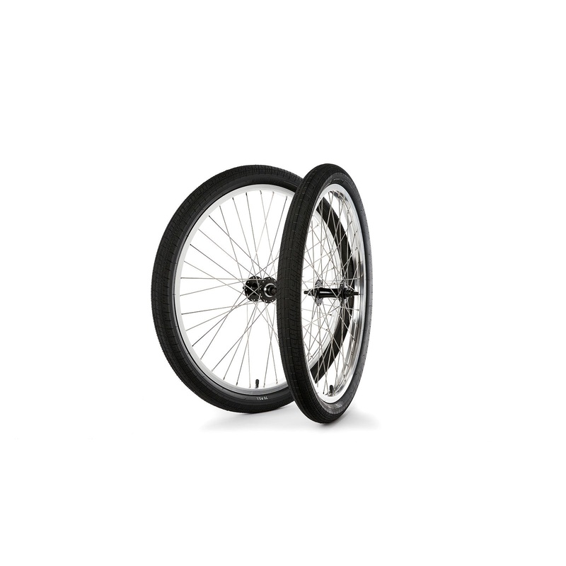 26″ COVID CRUISER WHEELSET BLACK W/BLACK HUBS & BLACK TIRES