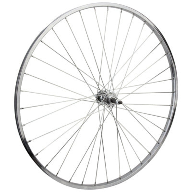 Rr Whl,27X1-1/4,Cp,Stl,36H 3/8”,Sw,Sil,126Mm,Fw,5-7S 27” Steel Road Single Wall Wheels  Wheels  27” 27” N/A