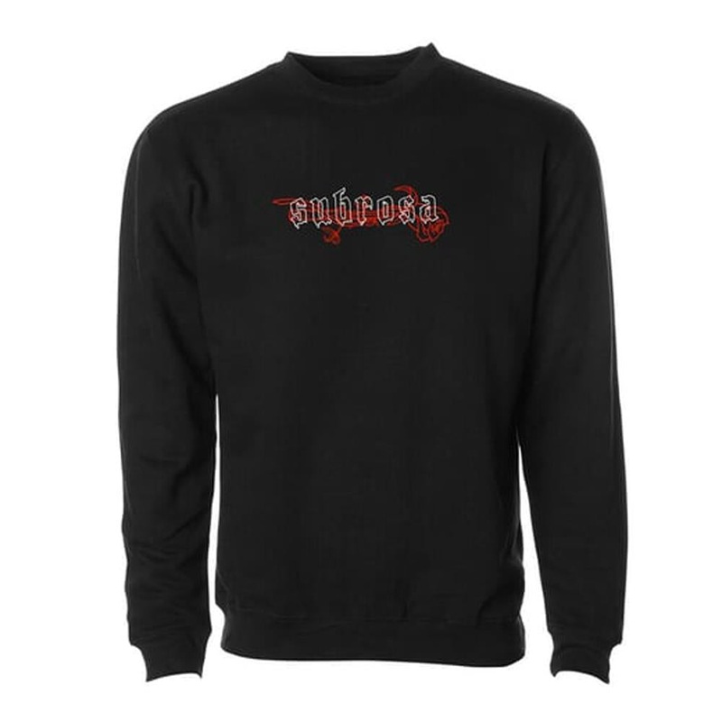 Subrosa Knife Fight Crewneck Sweatshirt – Black Small