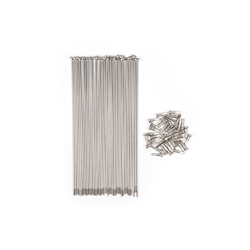 BSD Butted Spokes (Stainless) 186mm Stainless