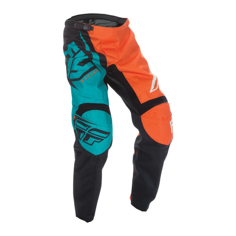Fly Racing 2017 F-16 Pants-Orange/Teal Youth 18